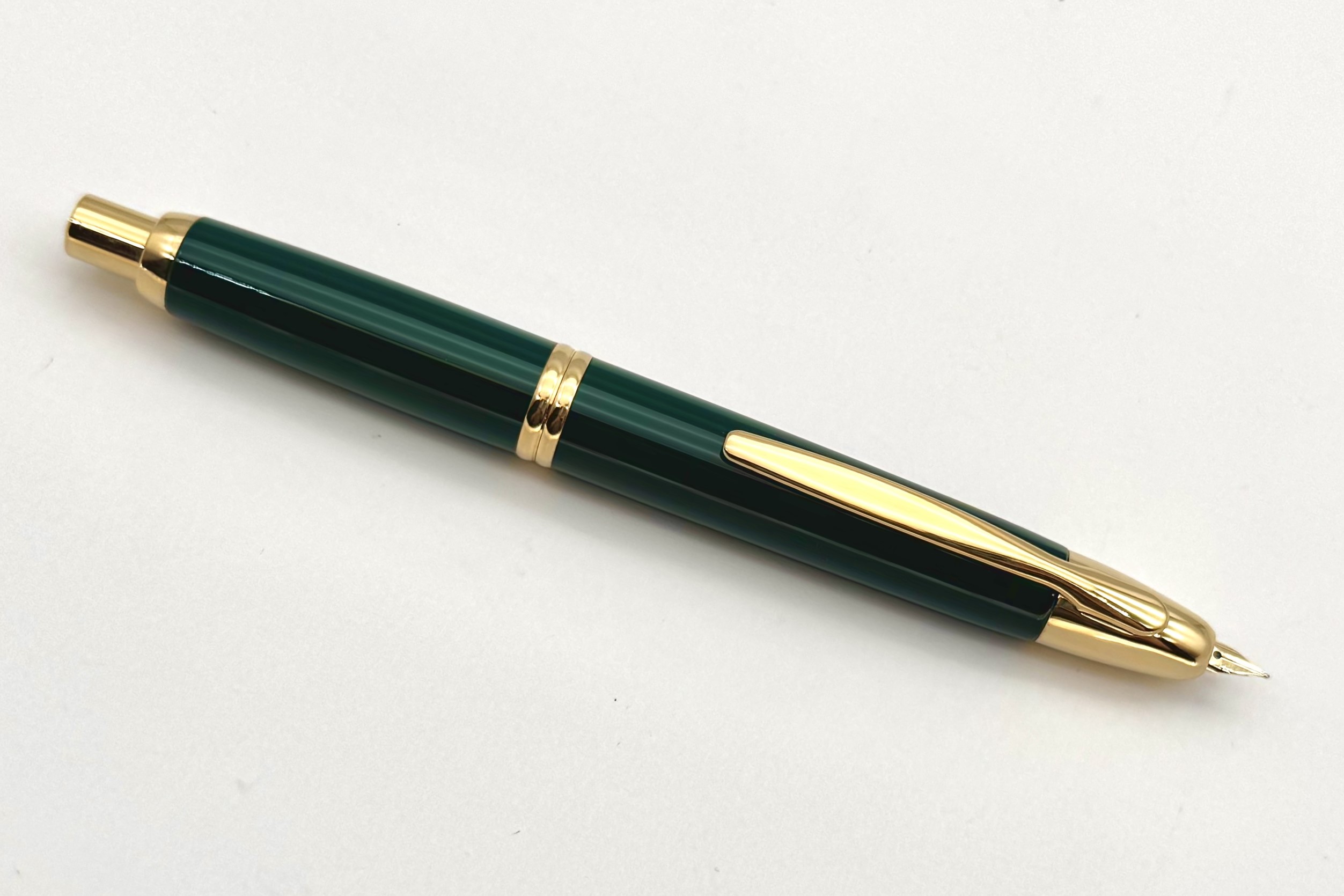 PilotCaplessGreenGoldFP_C
